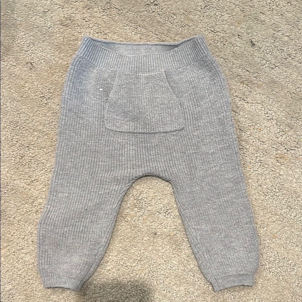Zara Gray Sweatpants Soft Knit Joggers